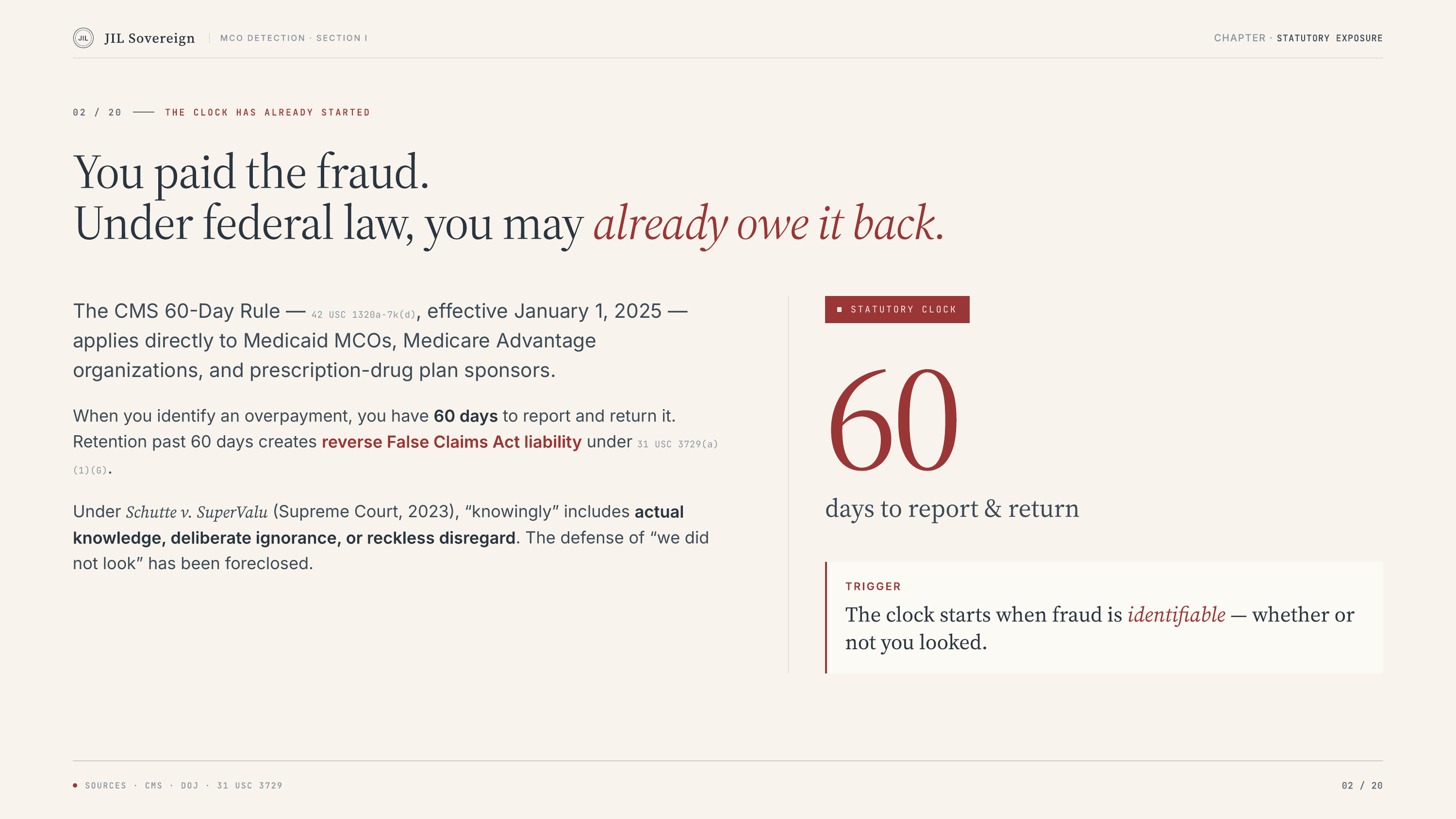 Slide 2: The clock has already started.